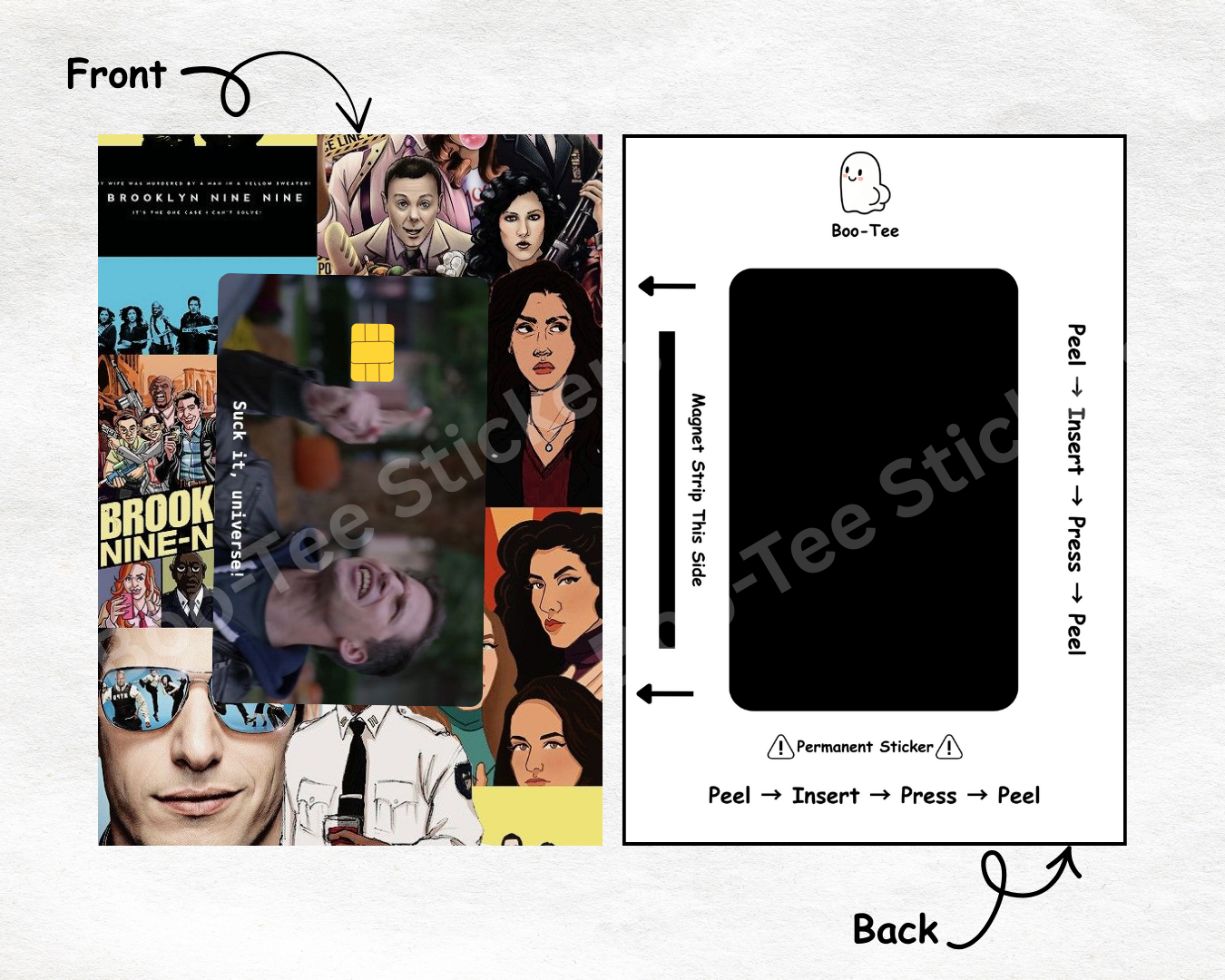 Suck It: Brooklyn 99 Card Skin, 001