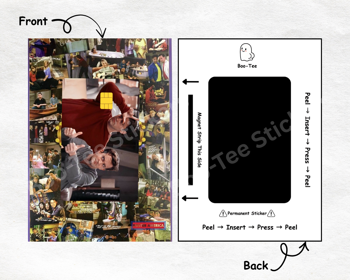 L: F.R.I.E.N.D.S Bank Card Skin, 005