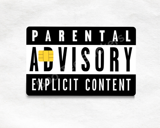 Parental Advisory: Bank Card Skin, 010