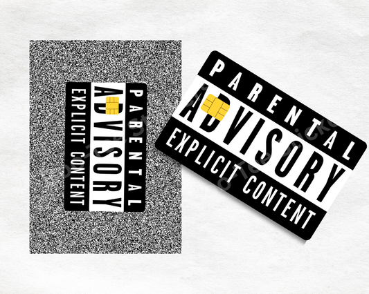Parental Advisory: Bank Card Skin, 010